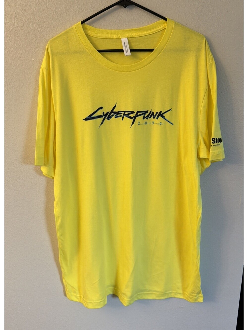 Cyberpunk 2077 GameStop Video Game Promotional Shirt (2019)• Adult XL